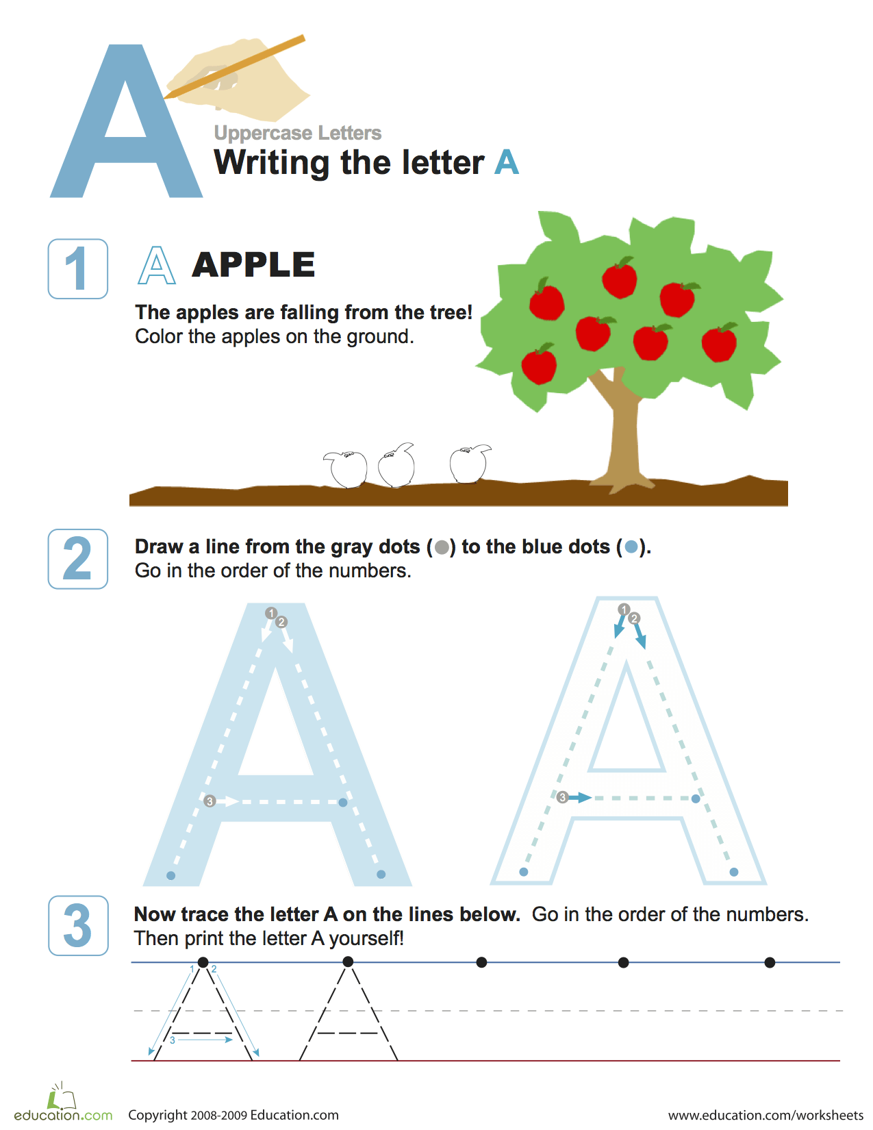 education.com 字母練習簿