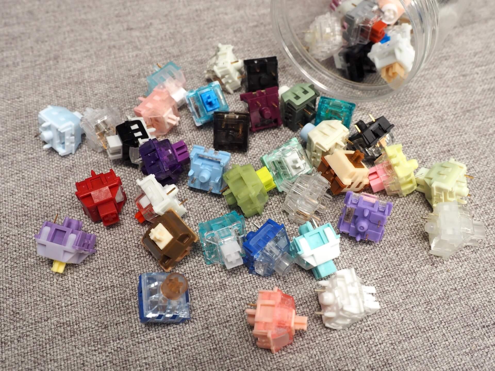 凱華 Kailh 機械式鍵盤軸體全家福