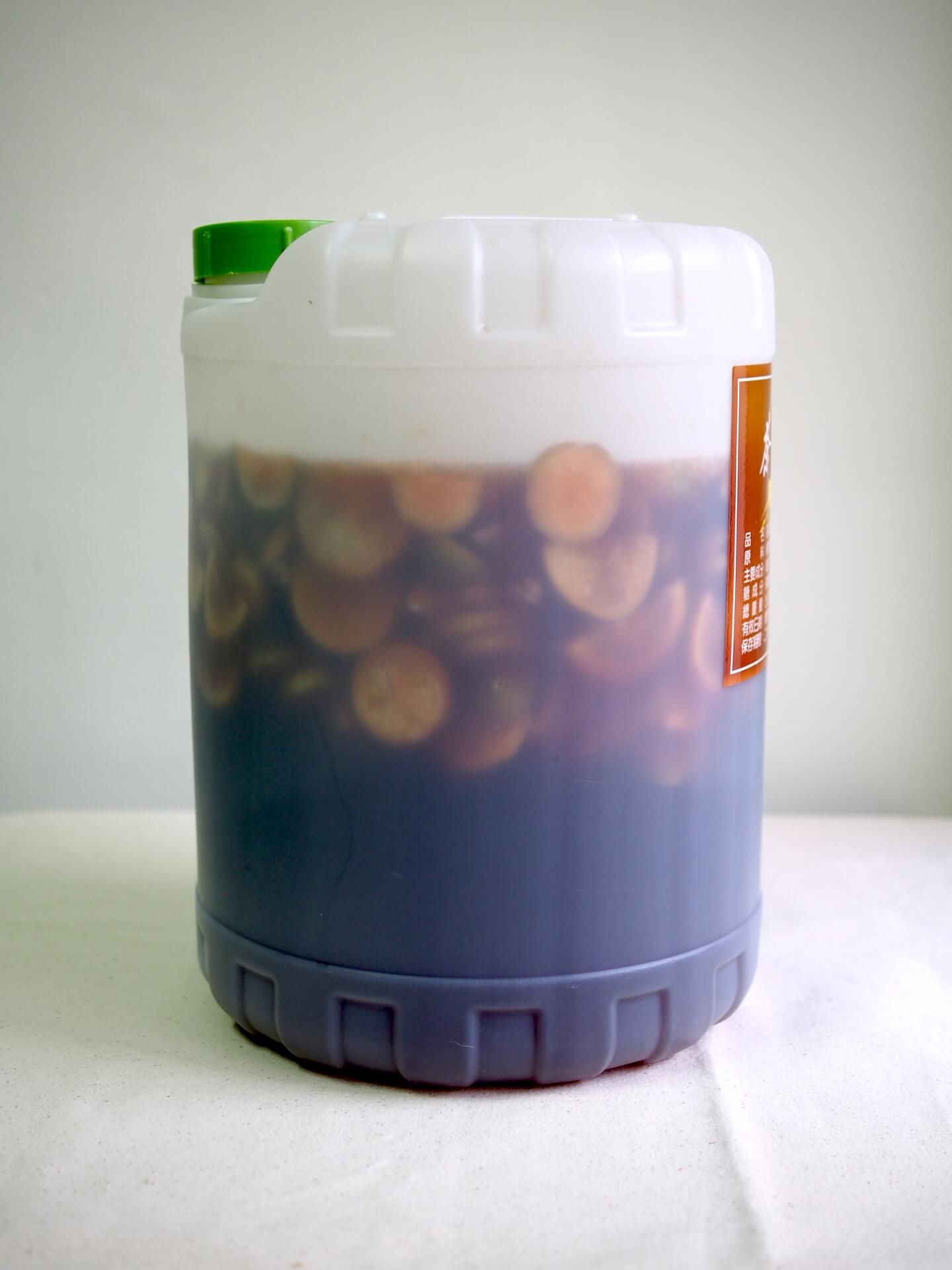 用茶の魔手果糖桶製作酵素