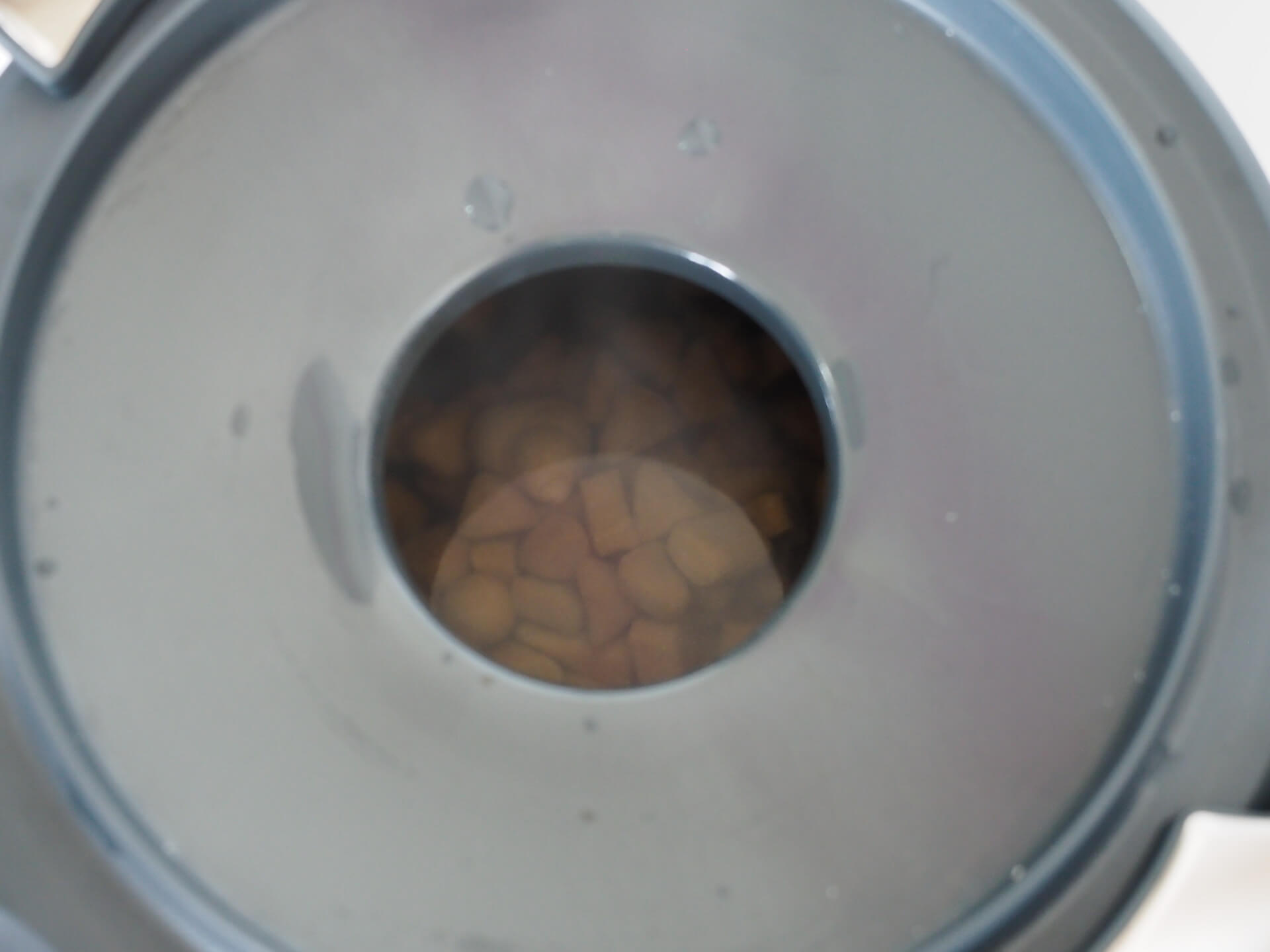 水滾後放入粉圓