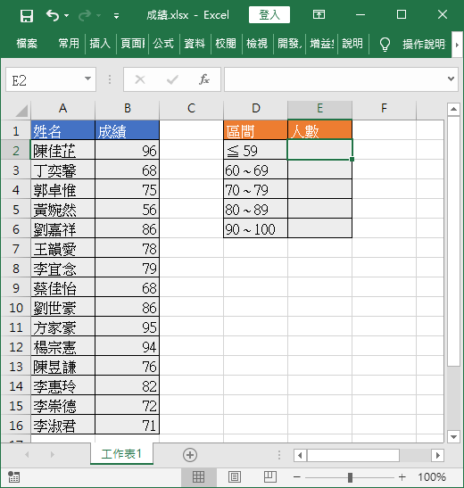成績資料