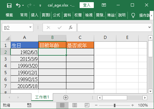 生日資料