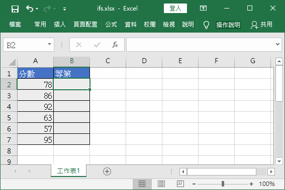 根據分數區分等第
