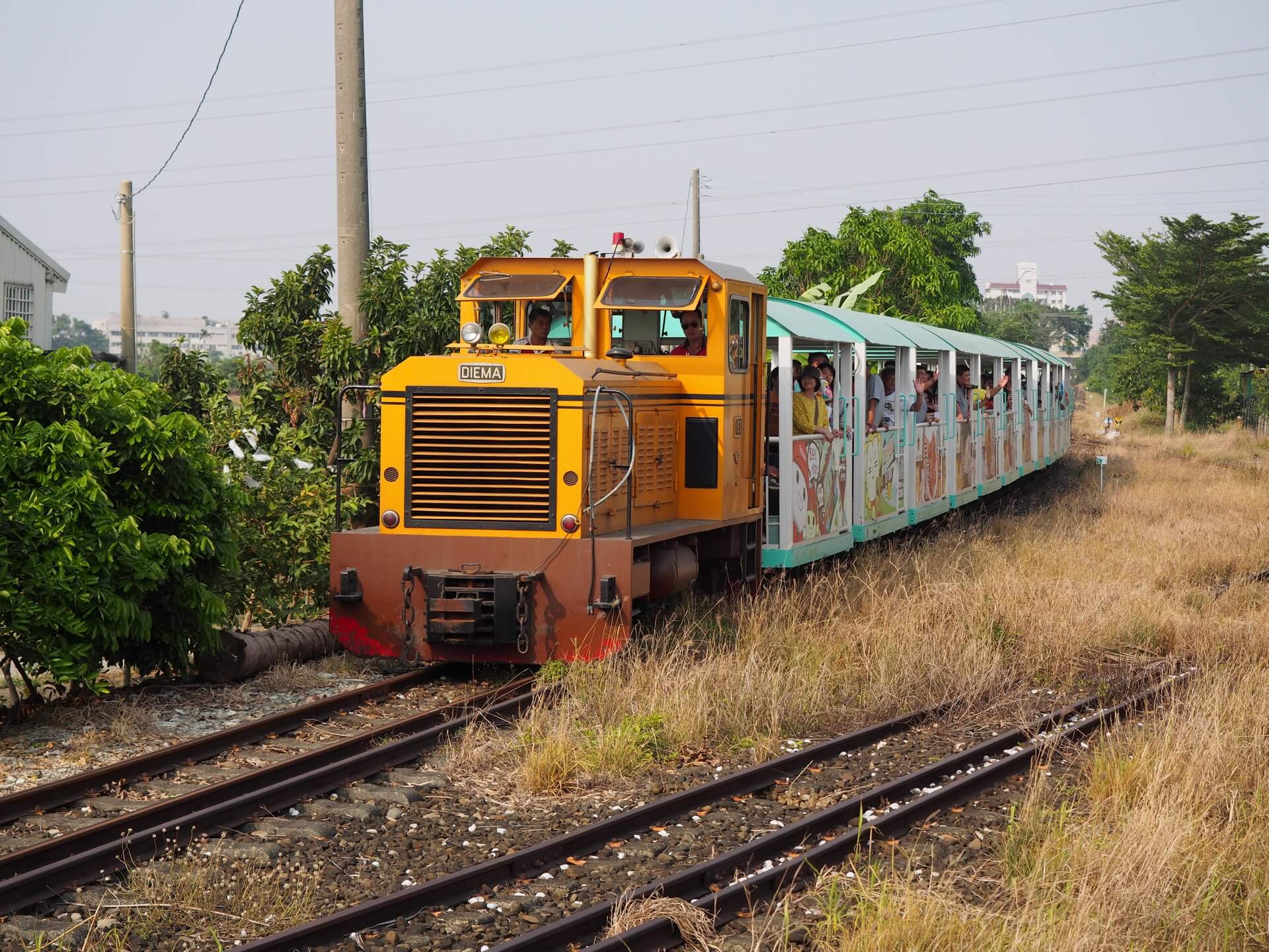 新營鐵道文化園區的五分車