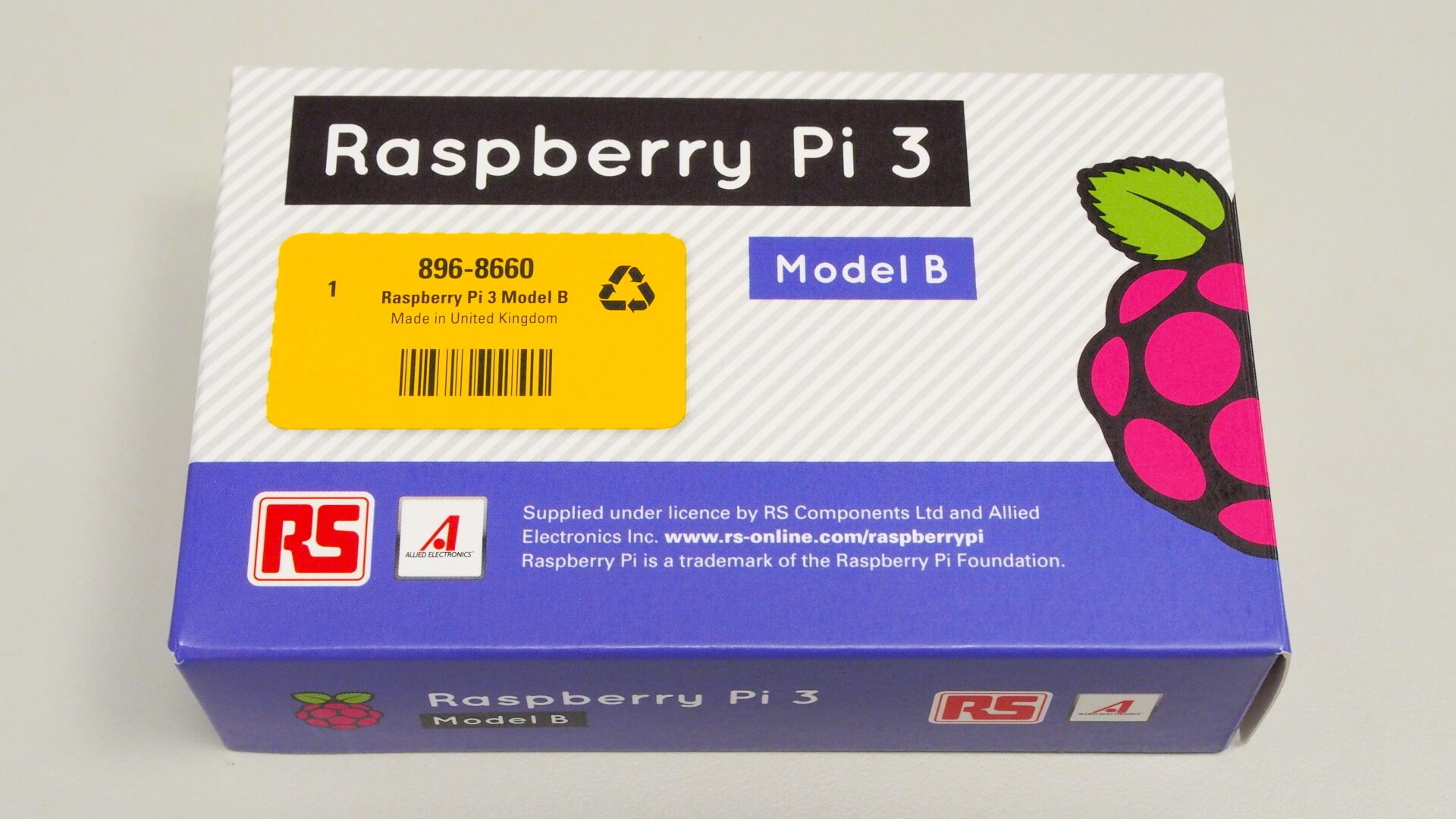 樹莓派 Raspberry Pi 3 Model B 外盒