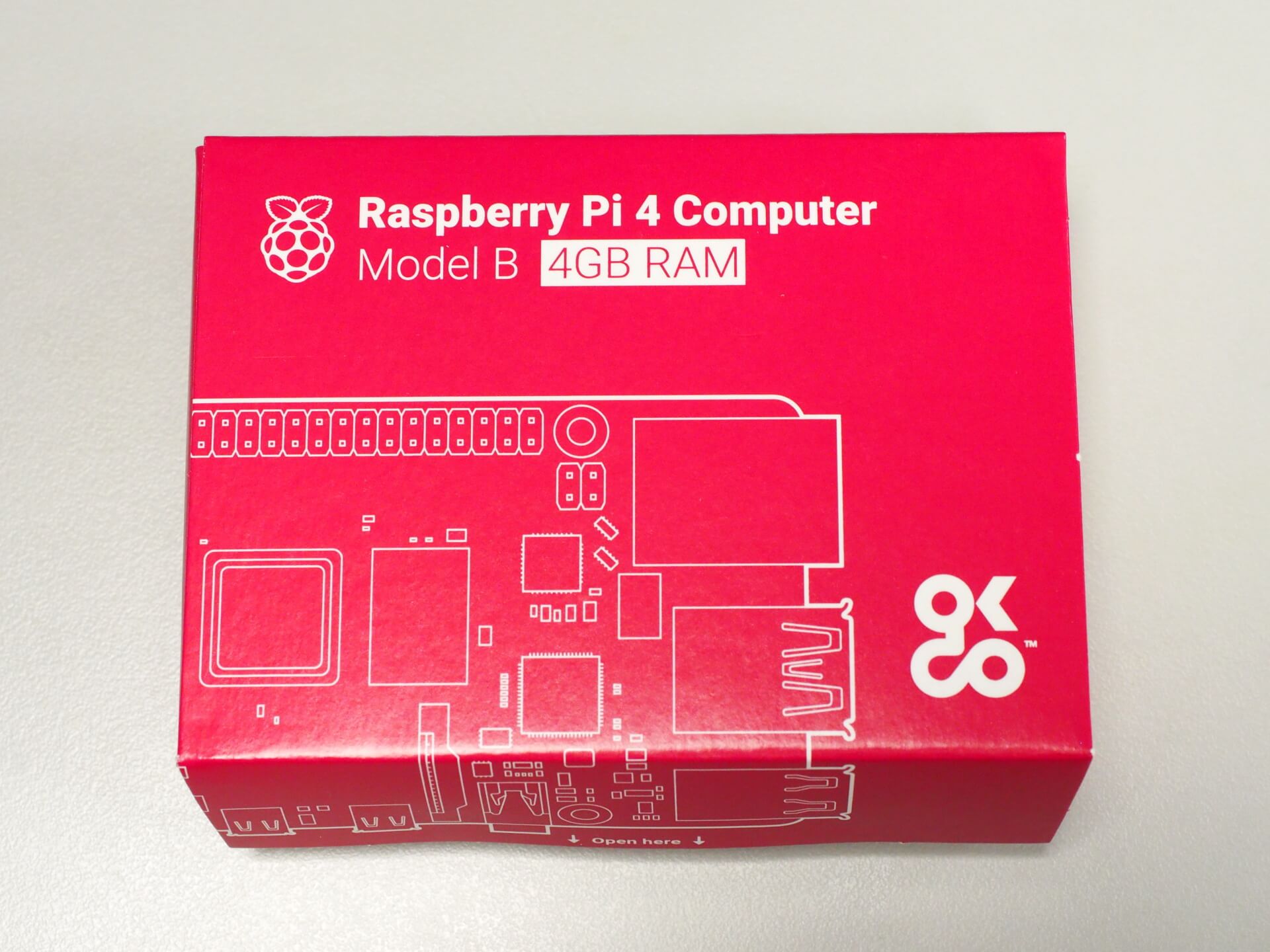 樹莓派 Raspberry Pi 4 Model B 4GB RAM 外盒