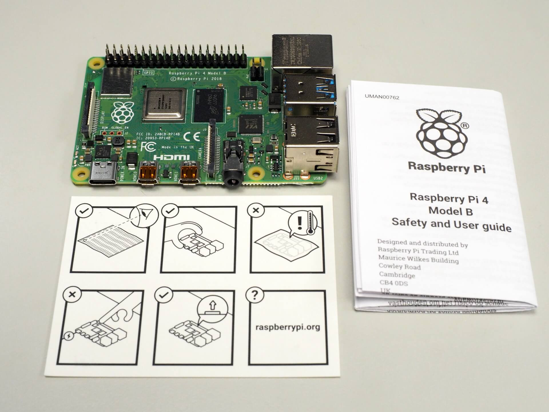 樹莓派 Raspberry Pi 4 Model B 4GB RAM