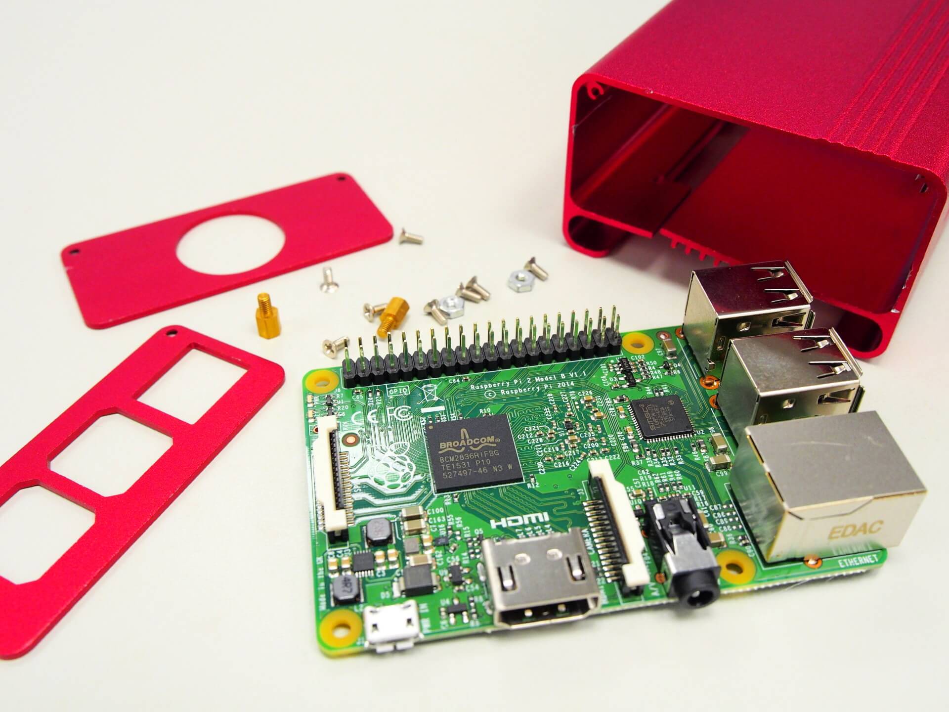 樹莓派 Raspberry Pi 2/B+ 鋁合金外殼