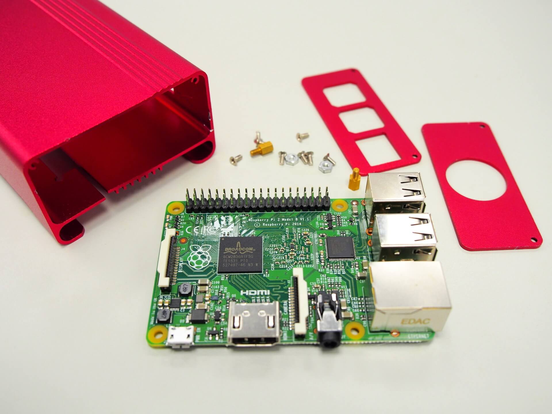 樹莓派 Raspberry Pi 2/B+ 鋁合金外殼