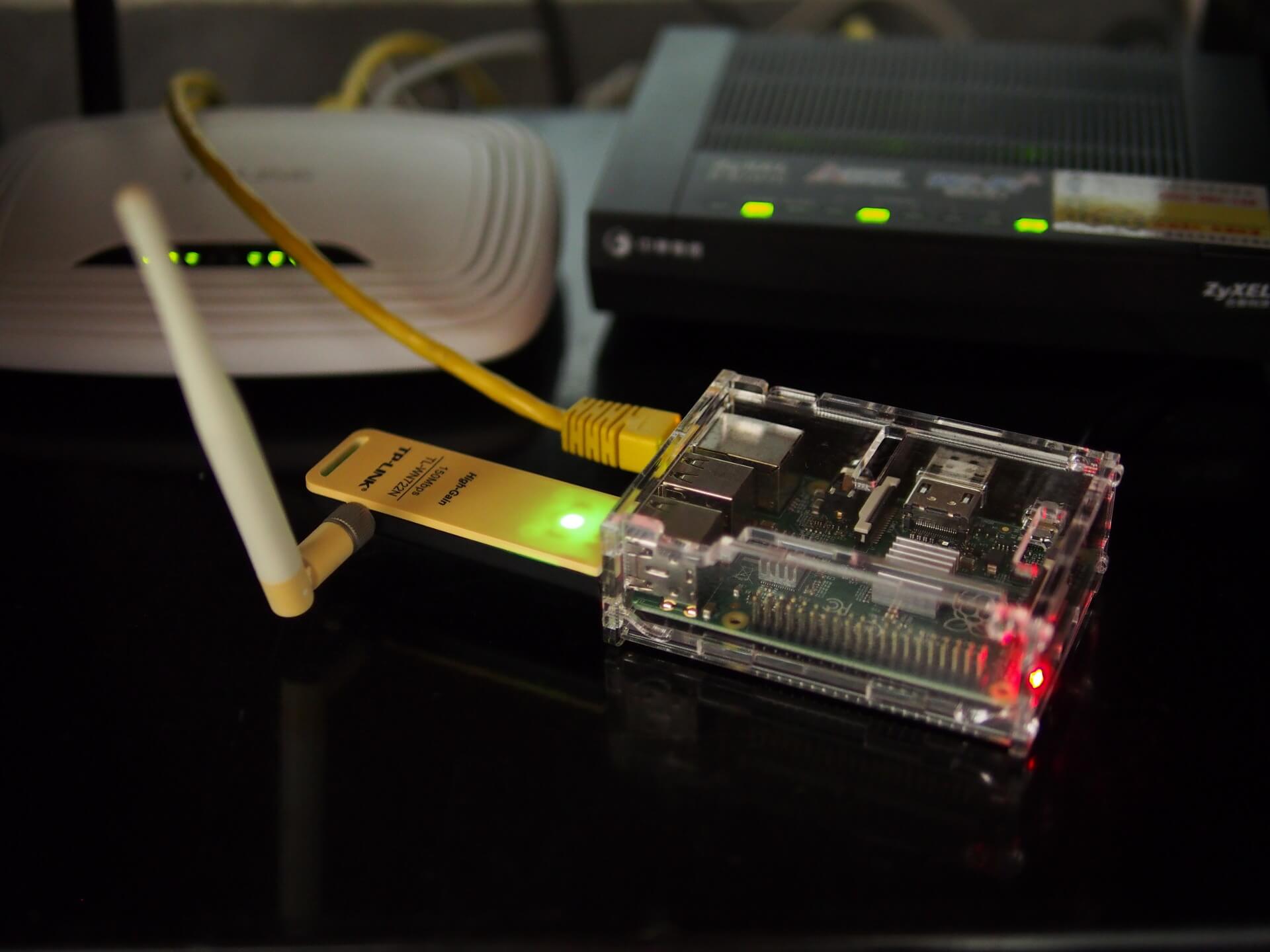 樹莓派與 USB 無線網路卡