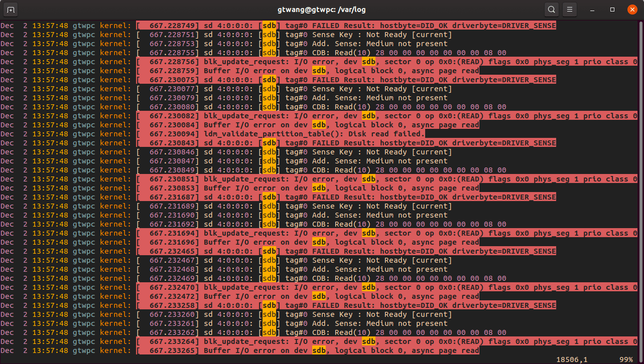 Linux 系統記錄檔
