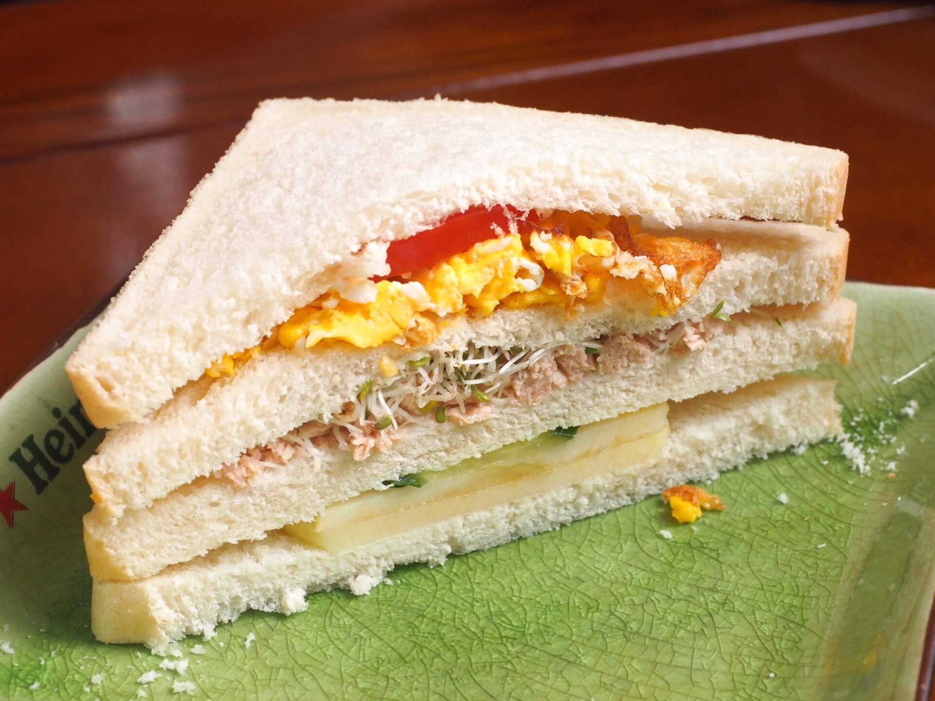 加蛋素食鮪魚三明治