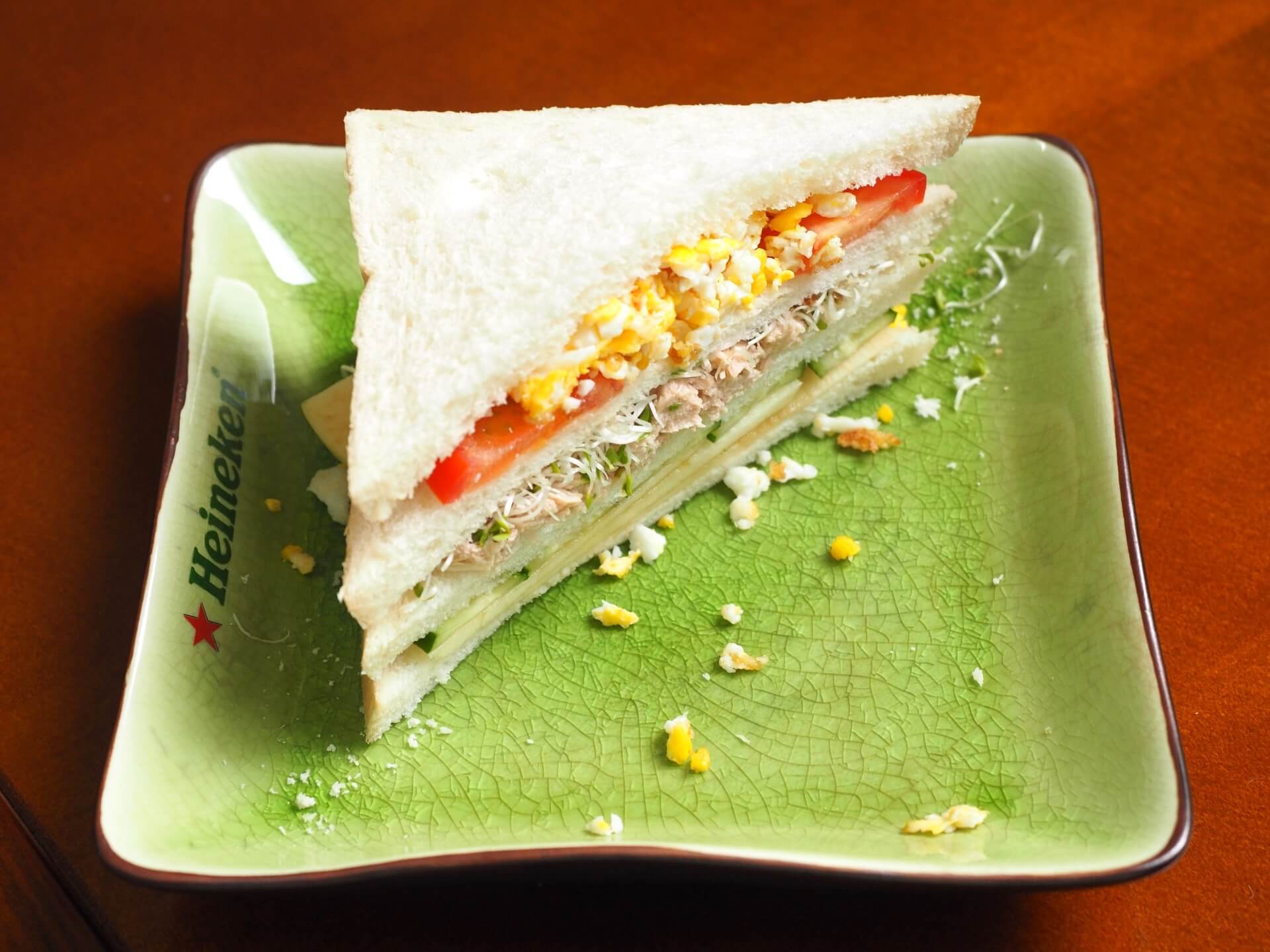 加蛋素食鮪魚三明治