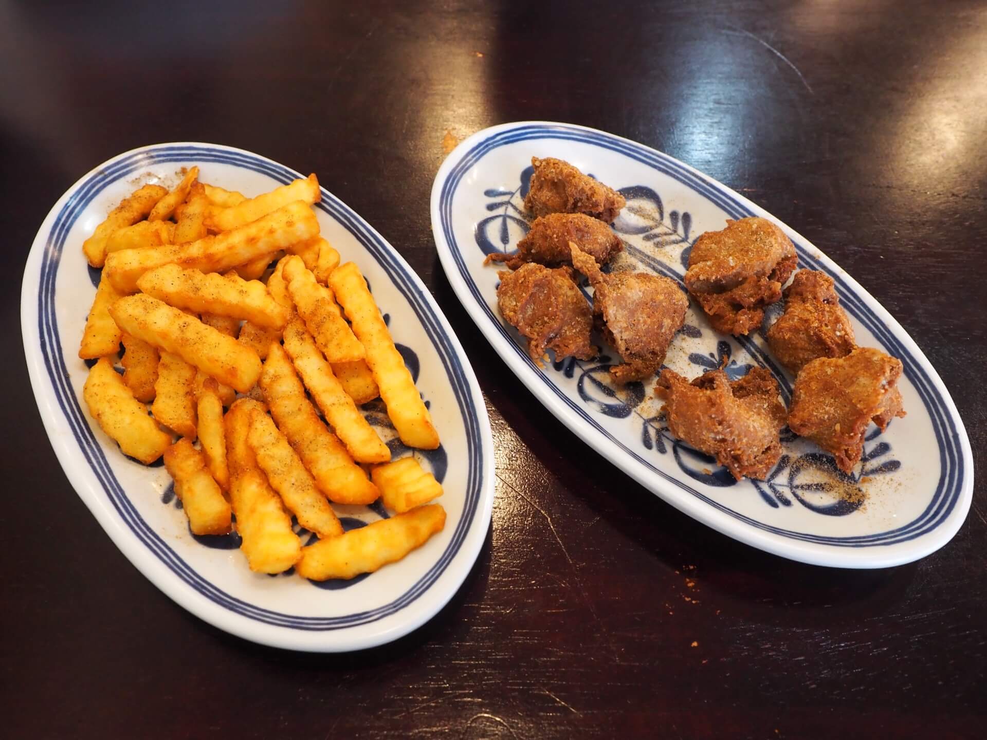 薯條、素蚵仔酥