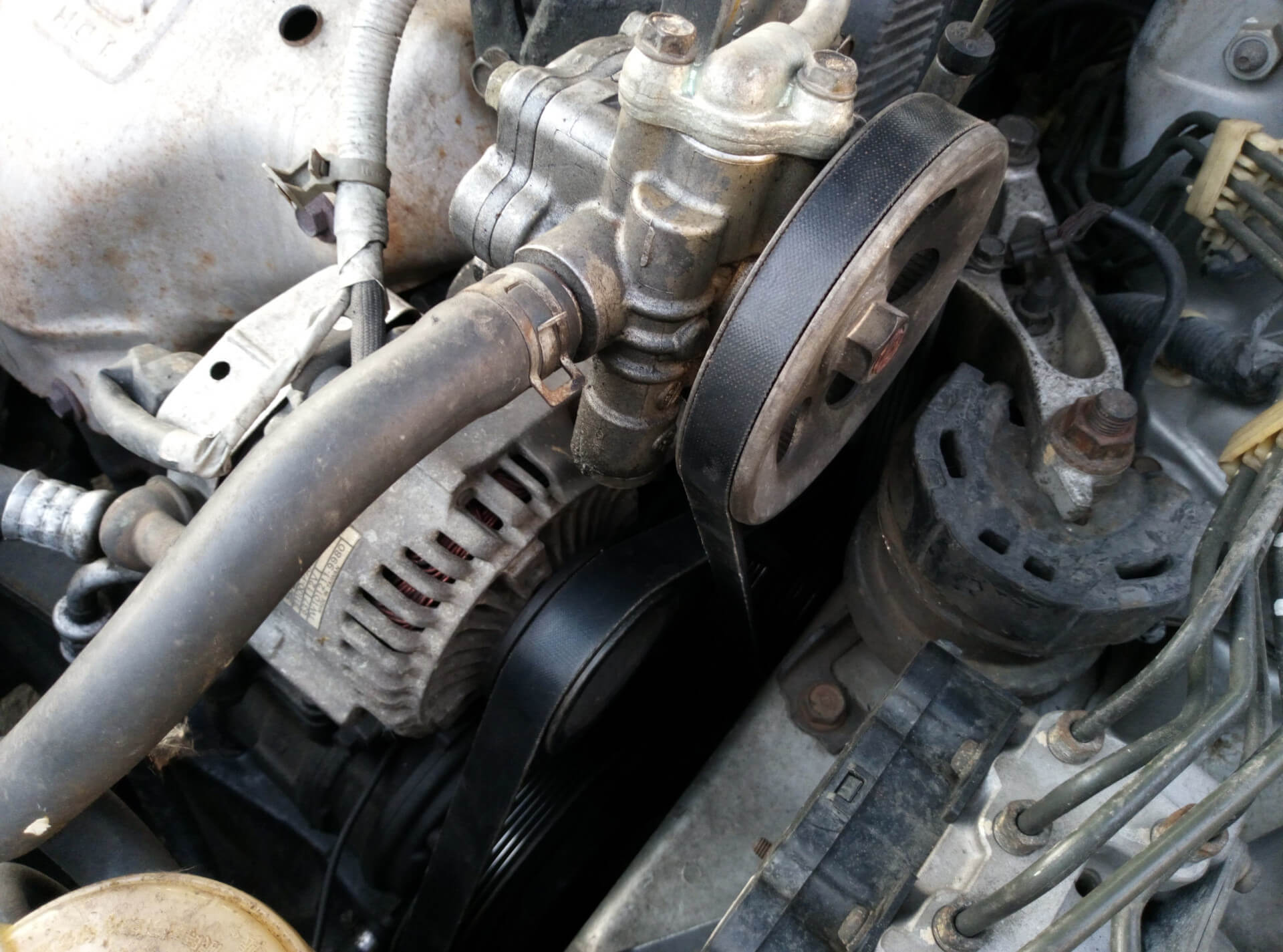 換新的方向機皮帶