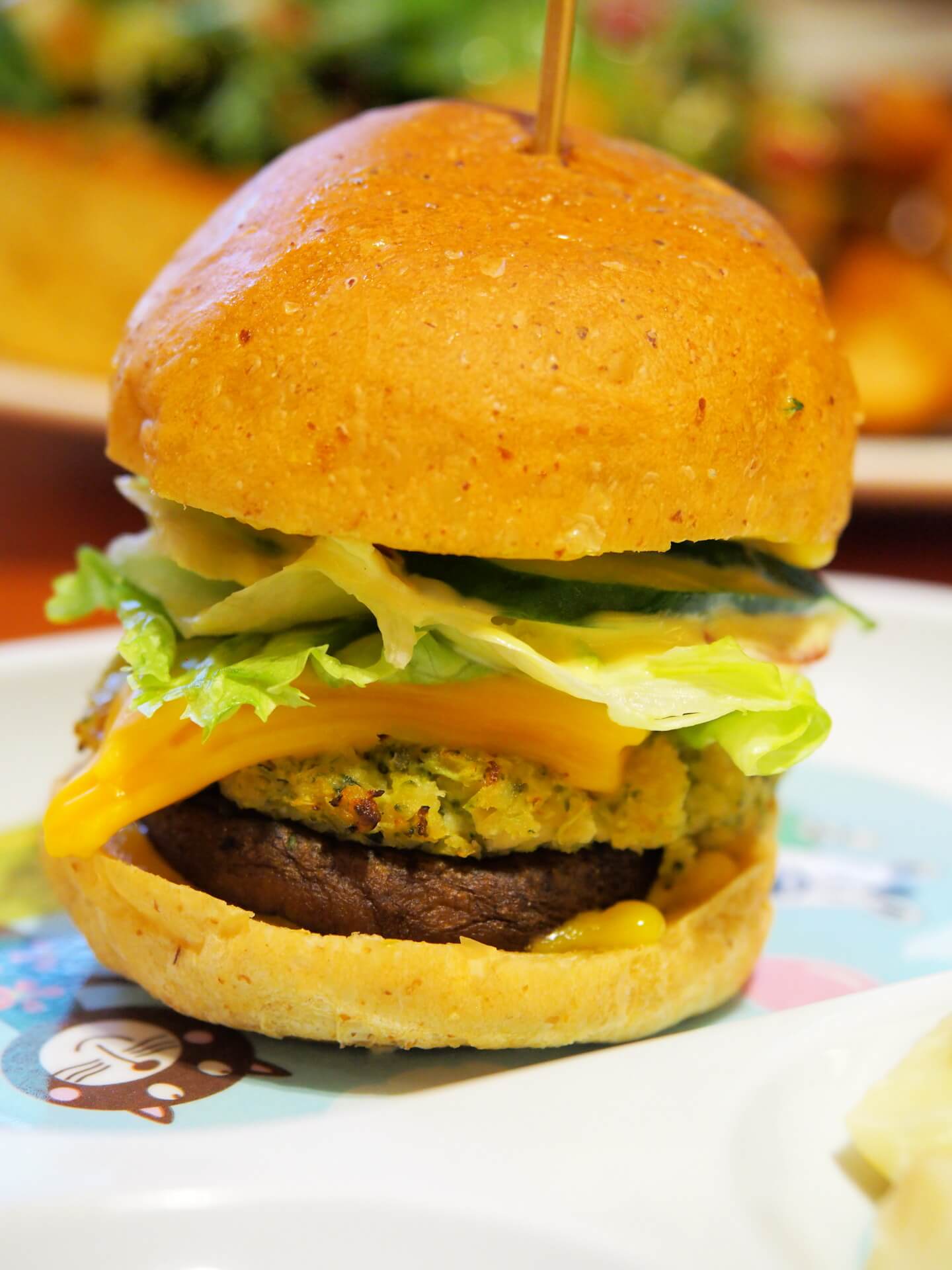 兒童 A 餐漢堡〈五辛素〉