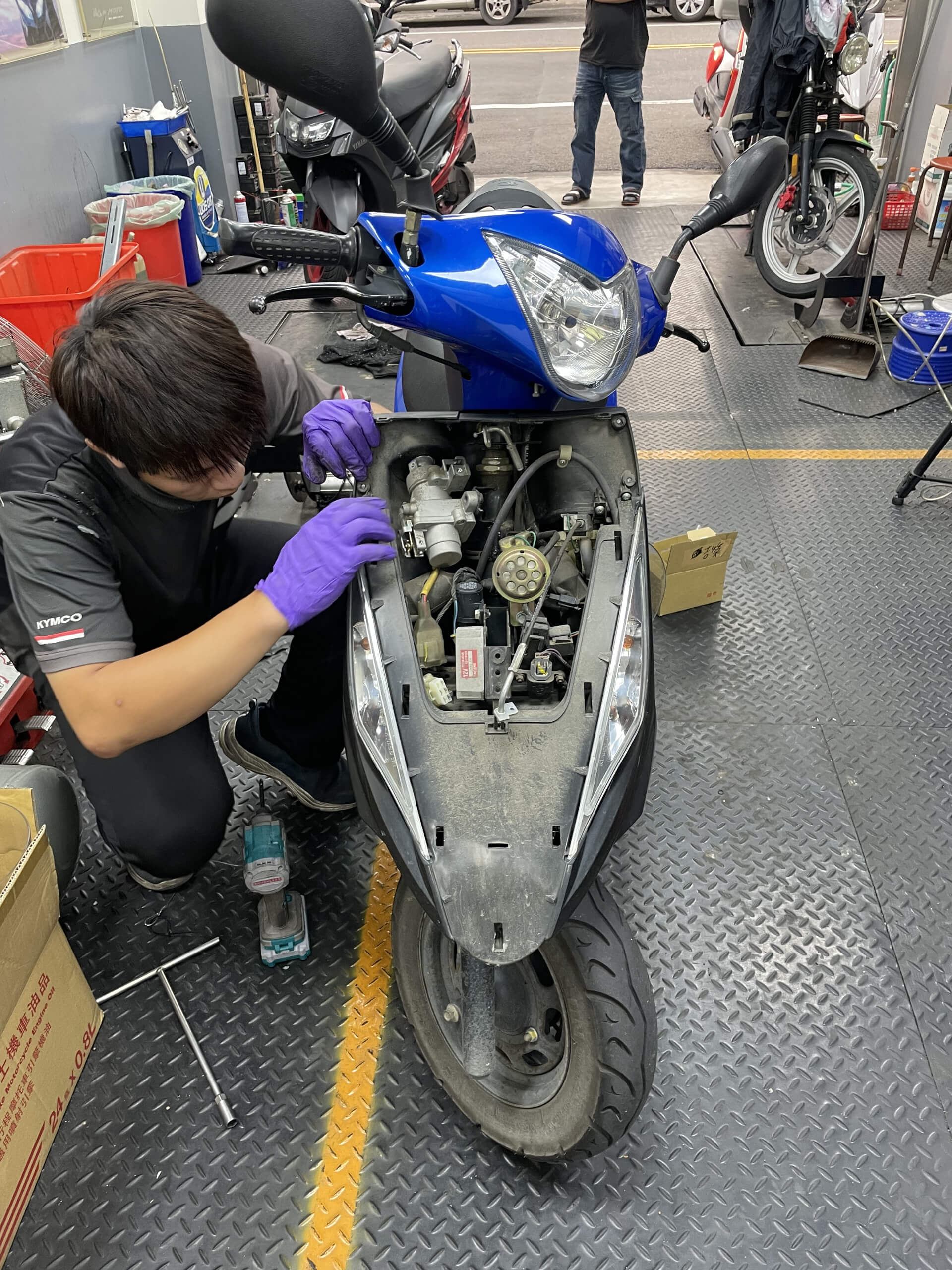 光陽 KYMCO GP 125 機車更換主鎖頭(電門鎖)