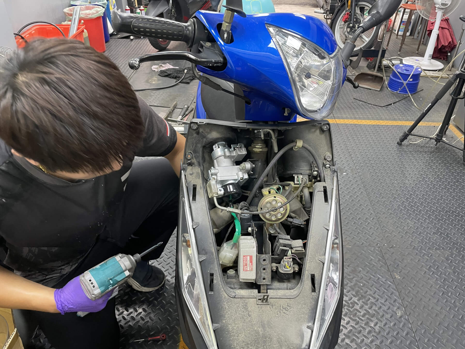 光陽 KYMCO GP 125 機車更換主鎖頭(電門鎖)