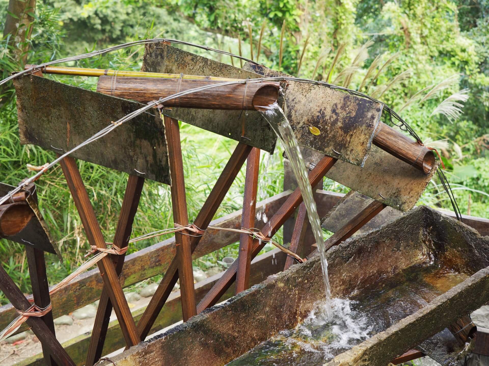 南埔百年水車