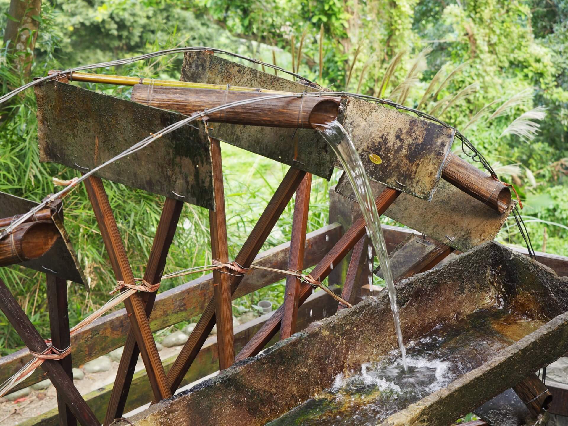 南埔百年水車