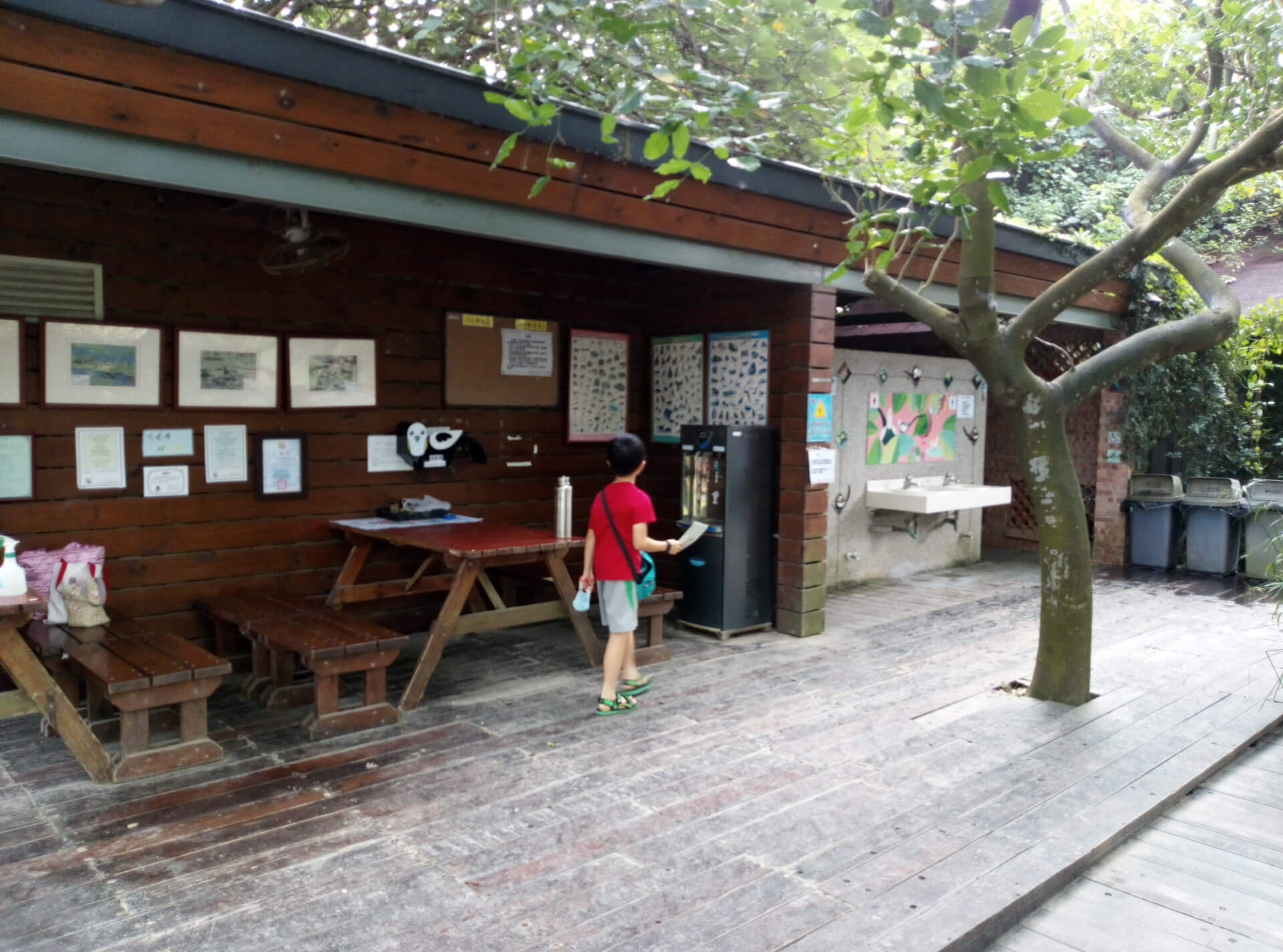 飲水機、洗手間