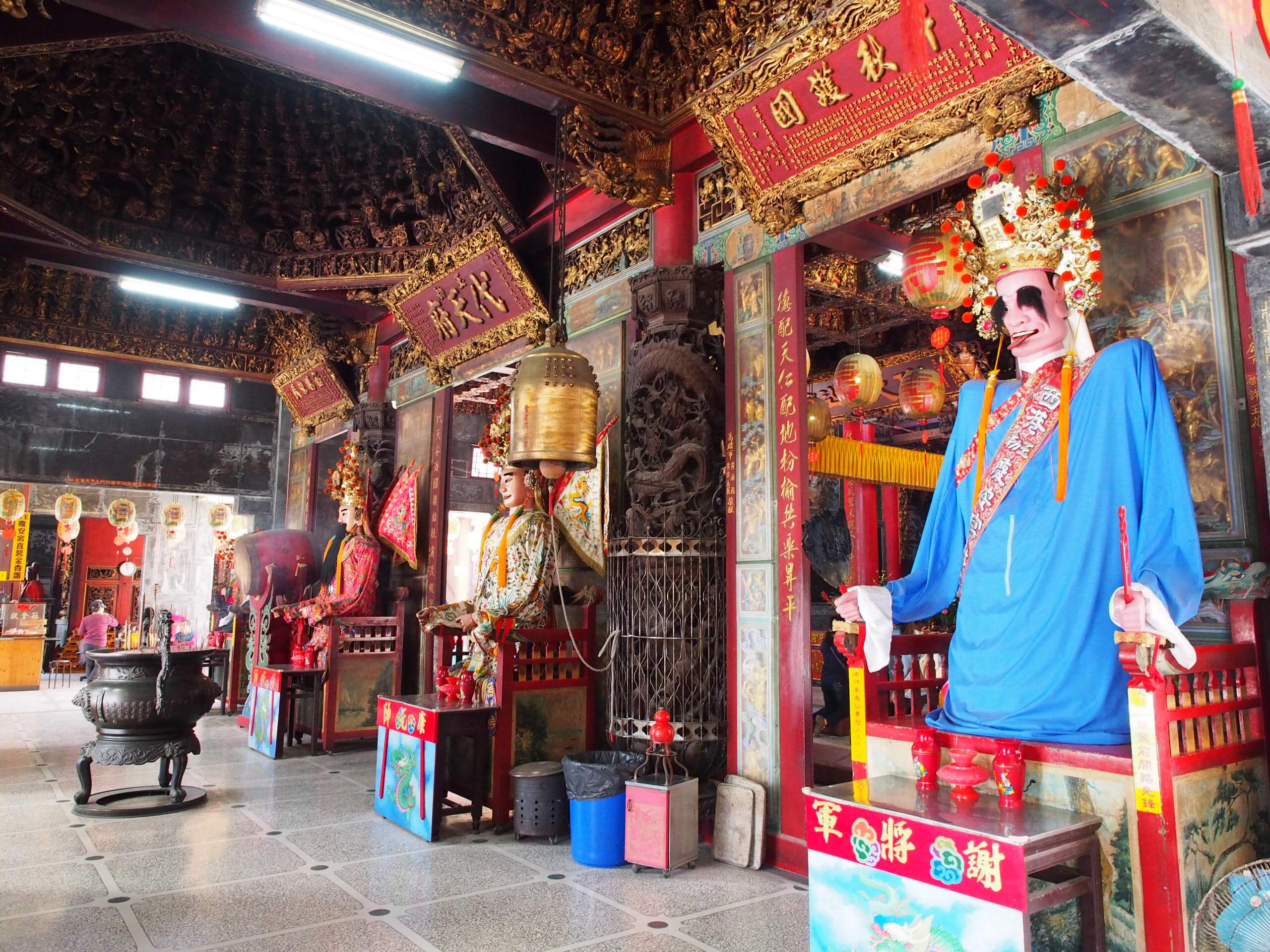 西港玉勅慶安宮大門