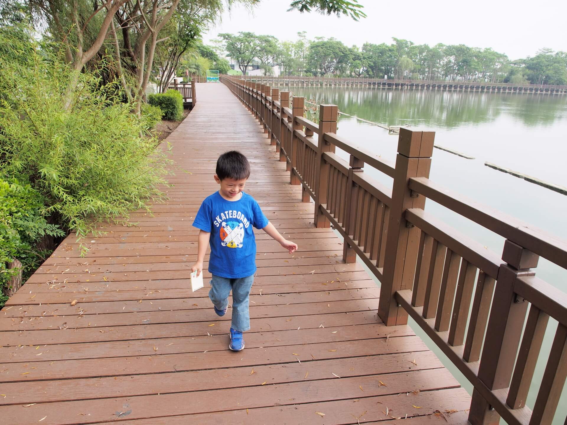 天鵝湖環保水上公園（環湖木棧道）