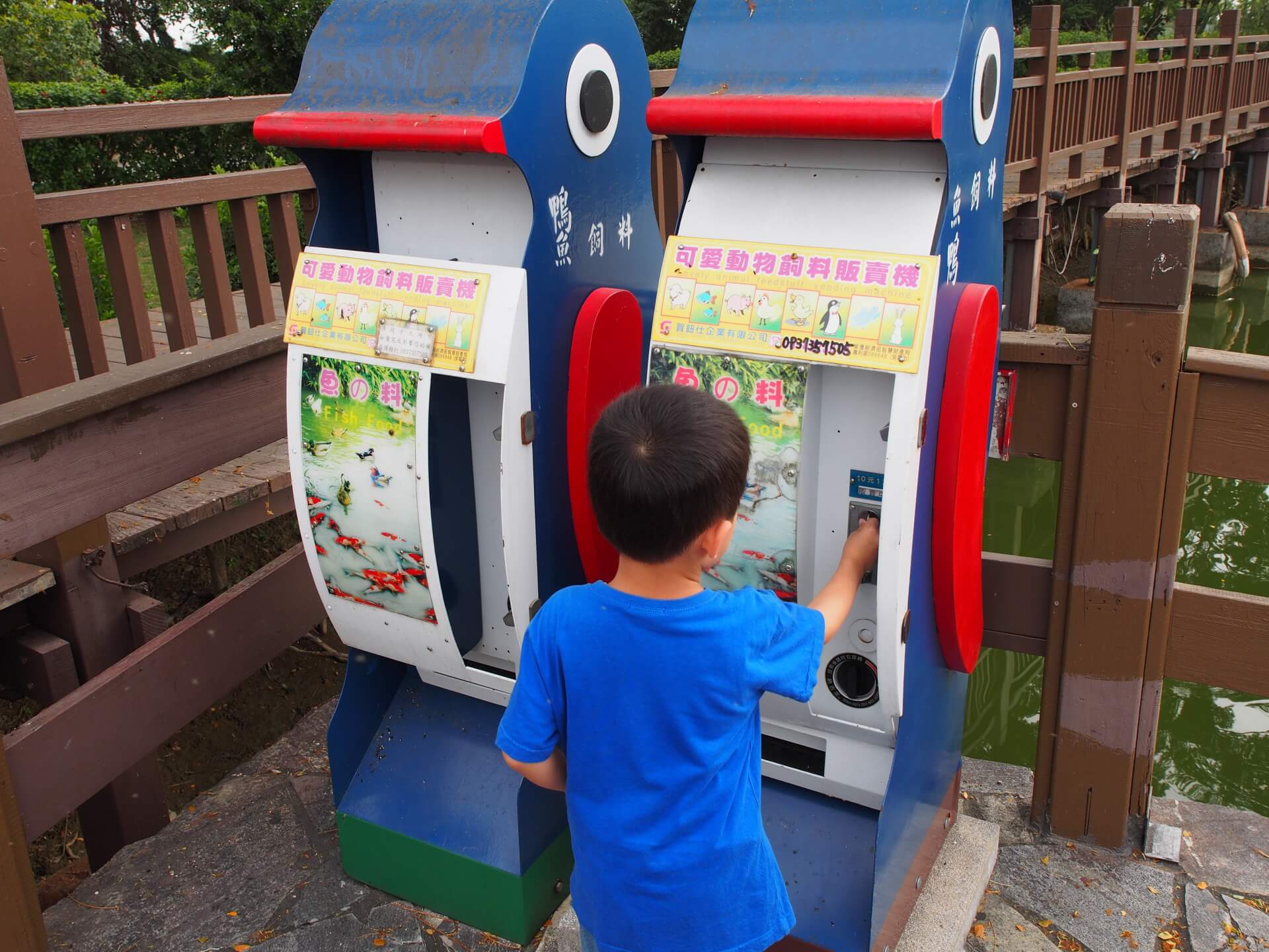 天鵝湖環保水上公園（可愛動物飼料販賣機）