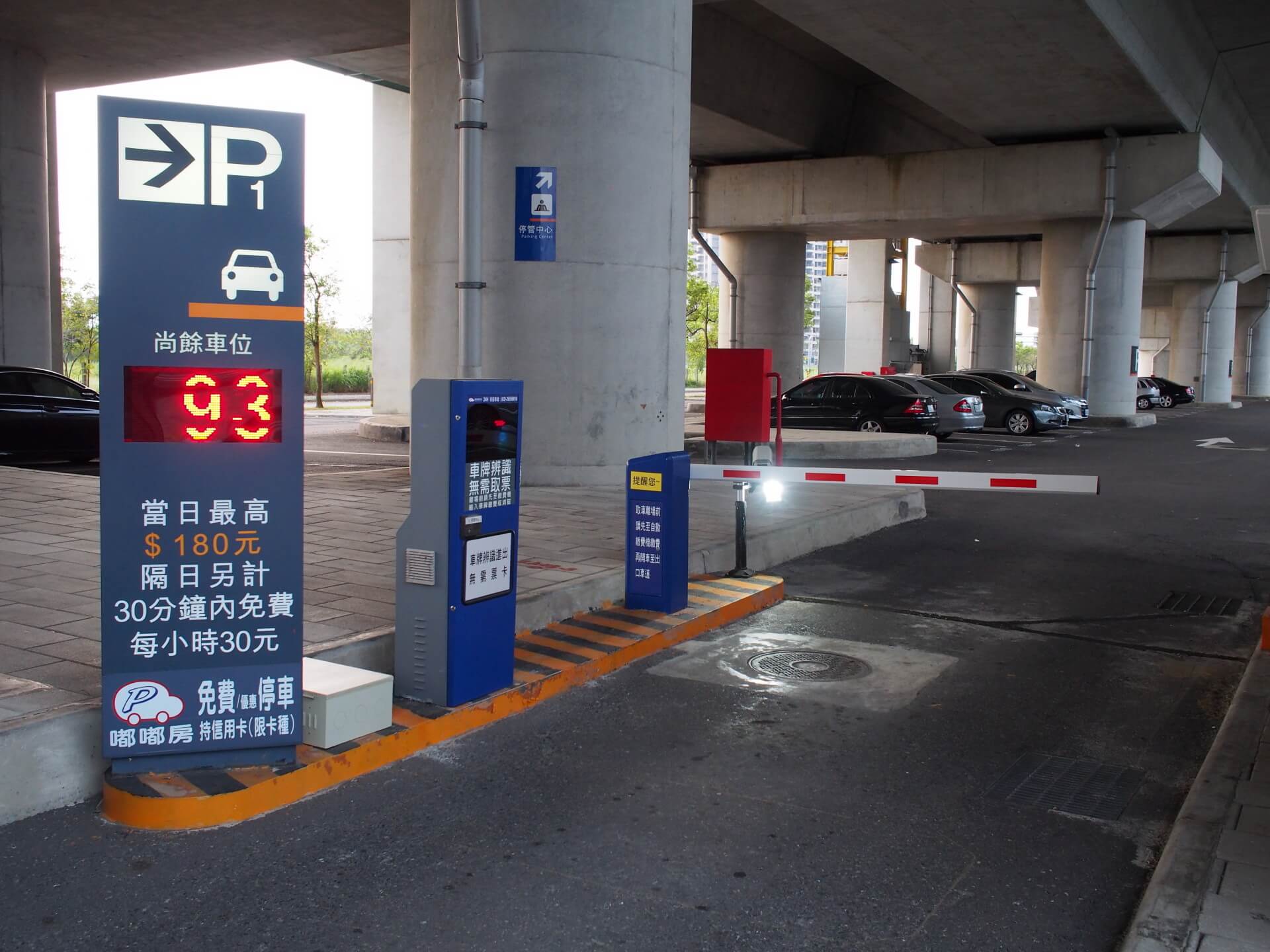 高鐵橋下停車場