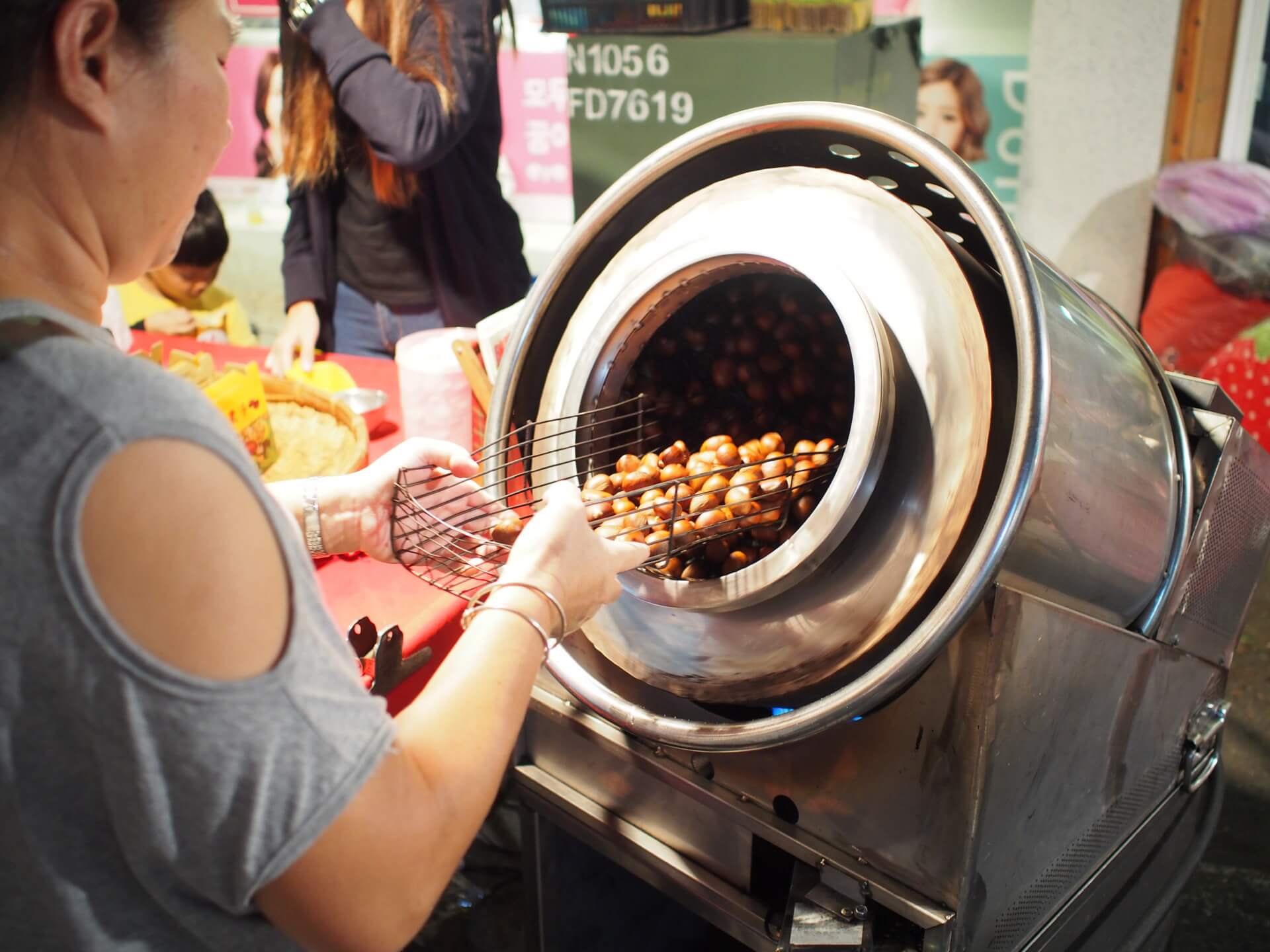 新營中華夜市天津糖炒栗子