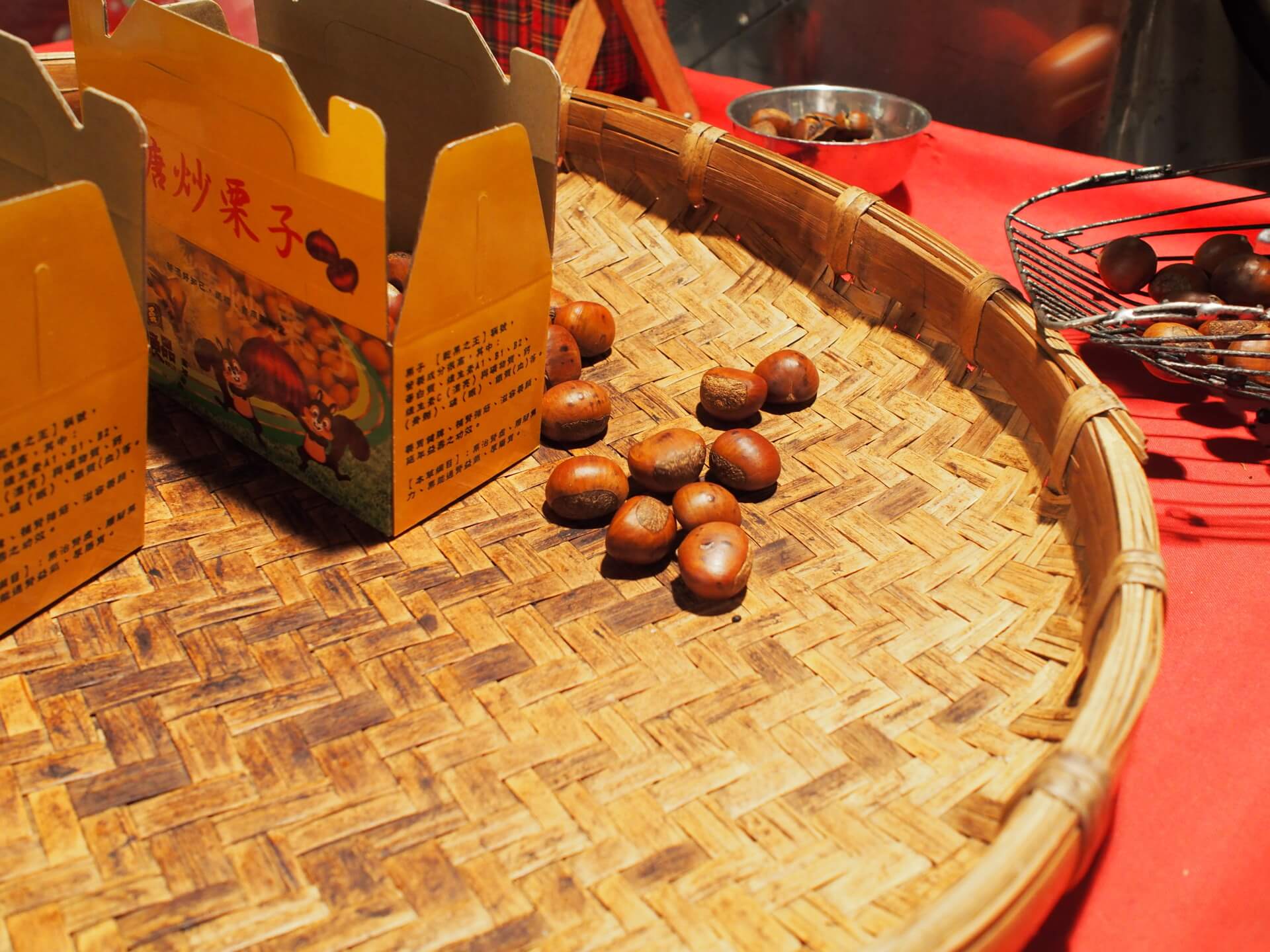 新營中華夜市天津糖炒栗子