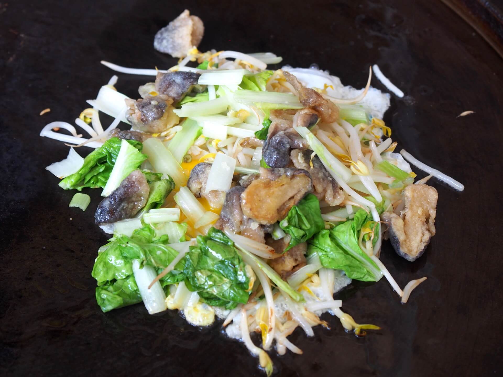 蚵仔煎（製作過程）