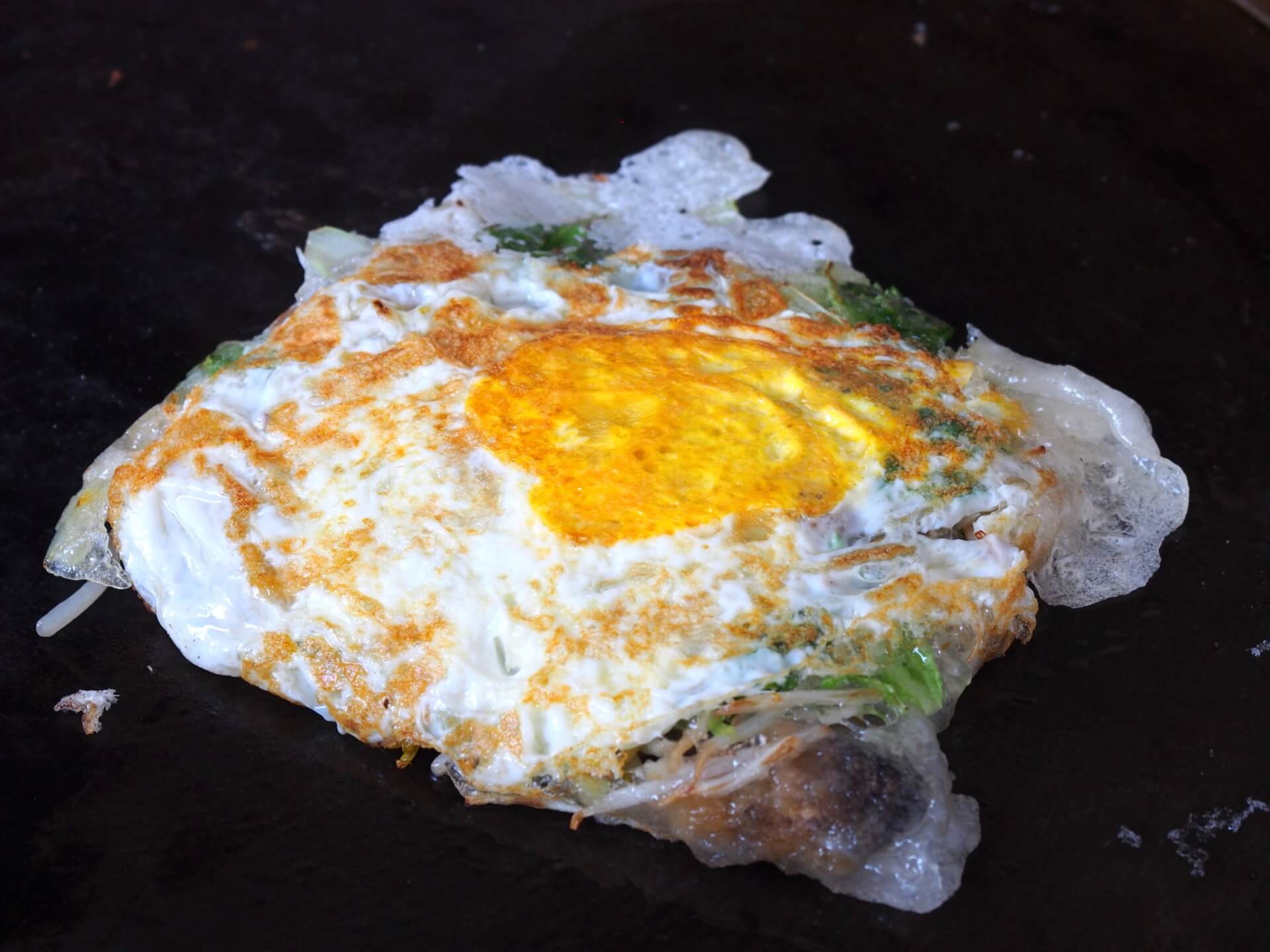 蚵仔煎（製作過程）