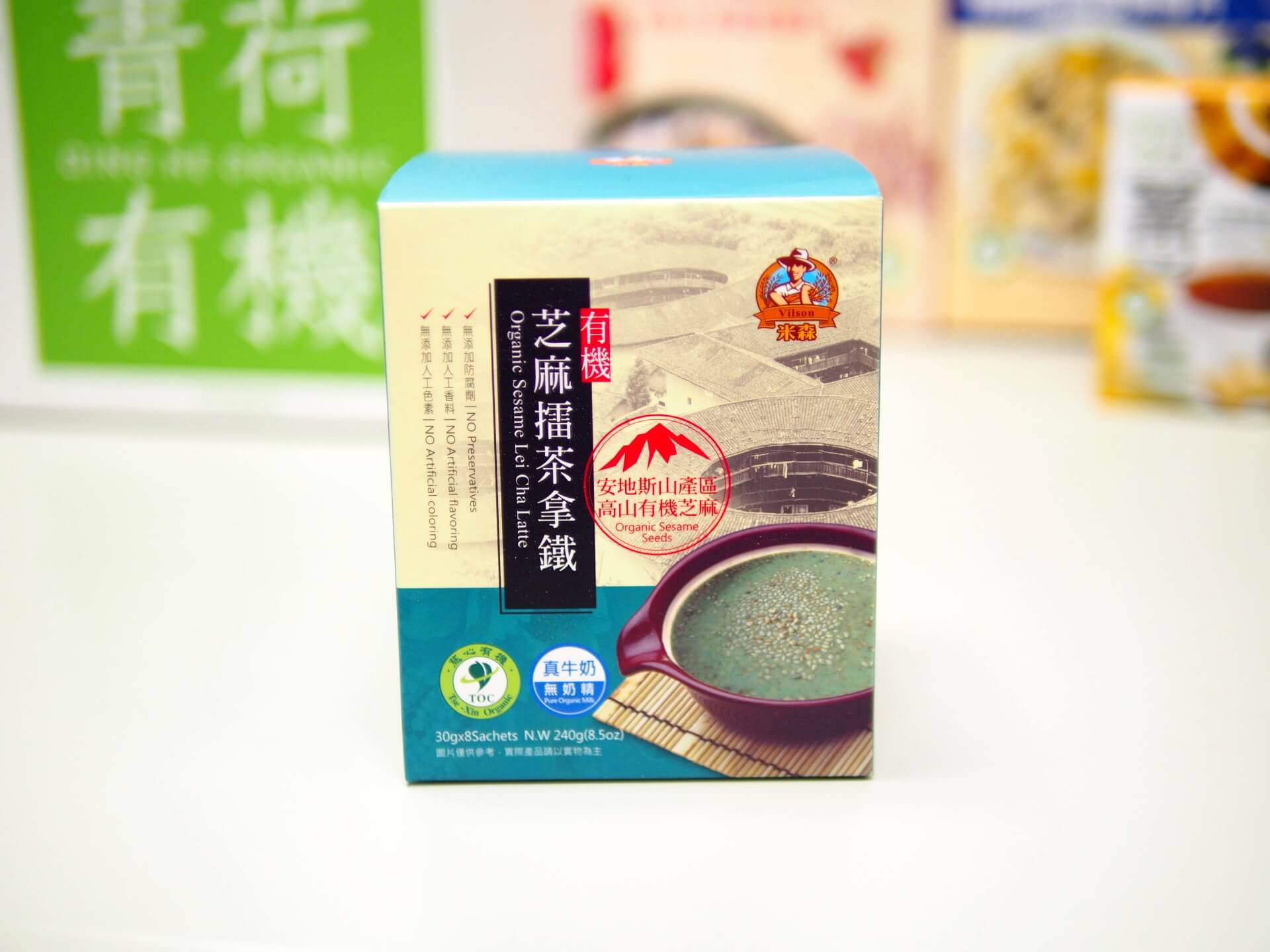 米森有機芝麻擂茶拿鐵