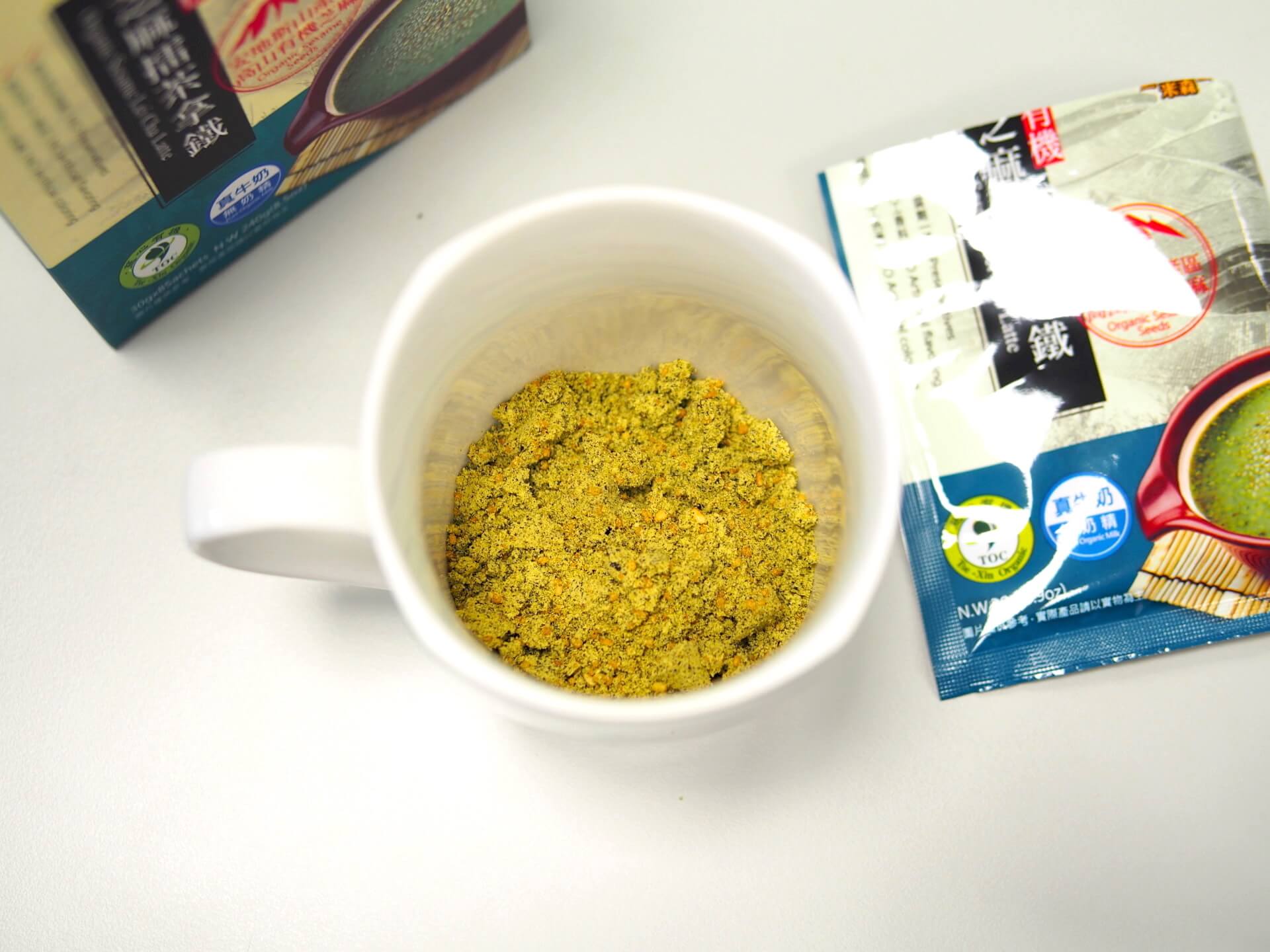 米森有機芝麻擂茶拿鐵