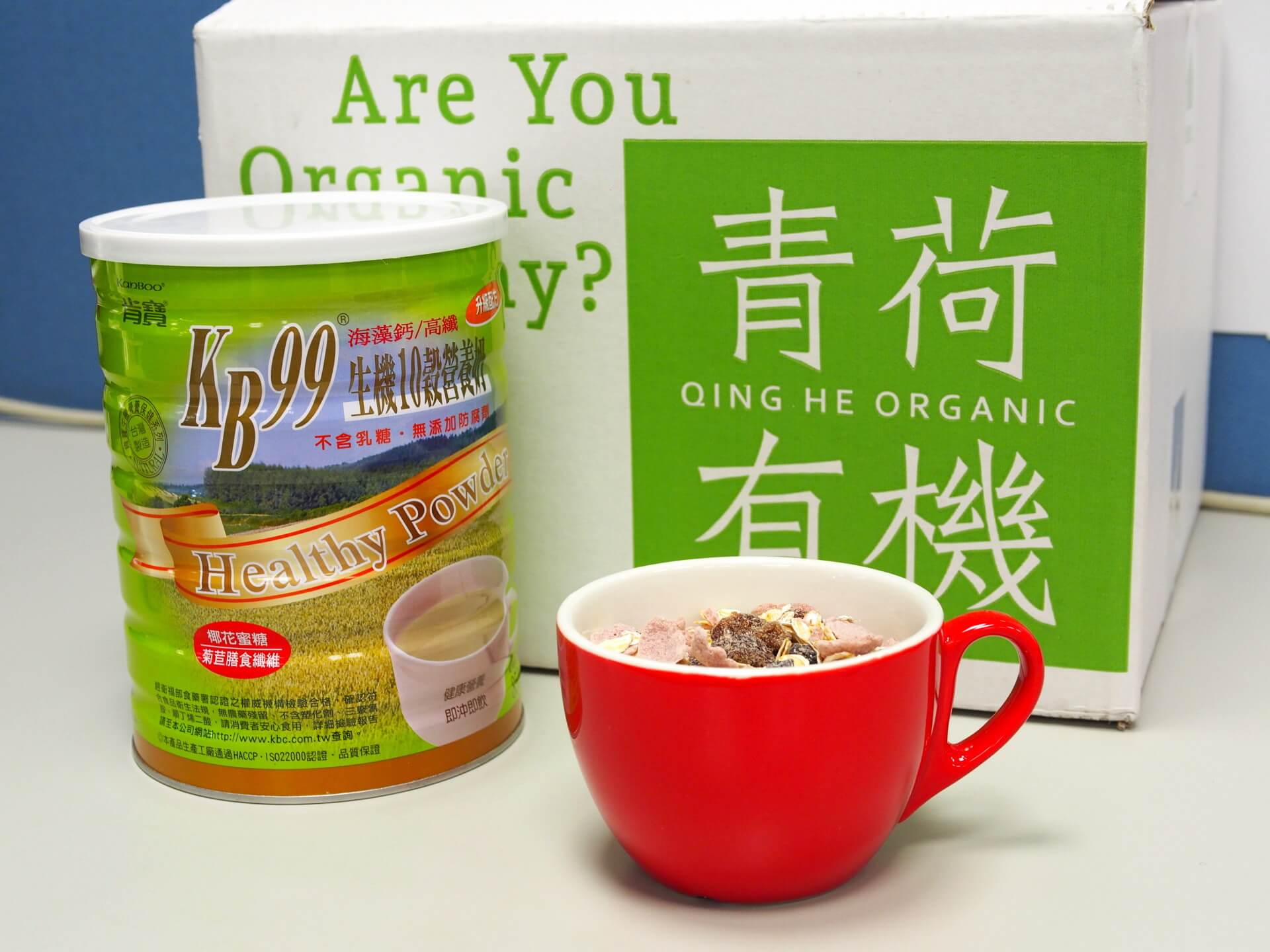 搭配 KB99 生機穀粉