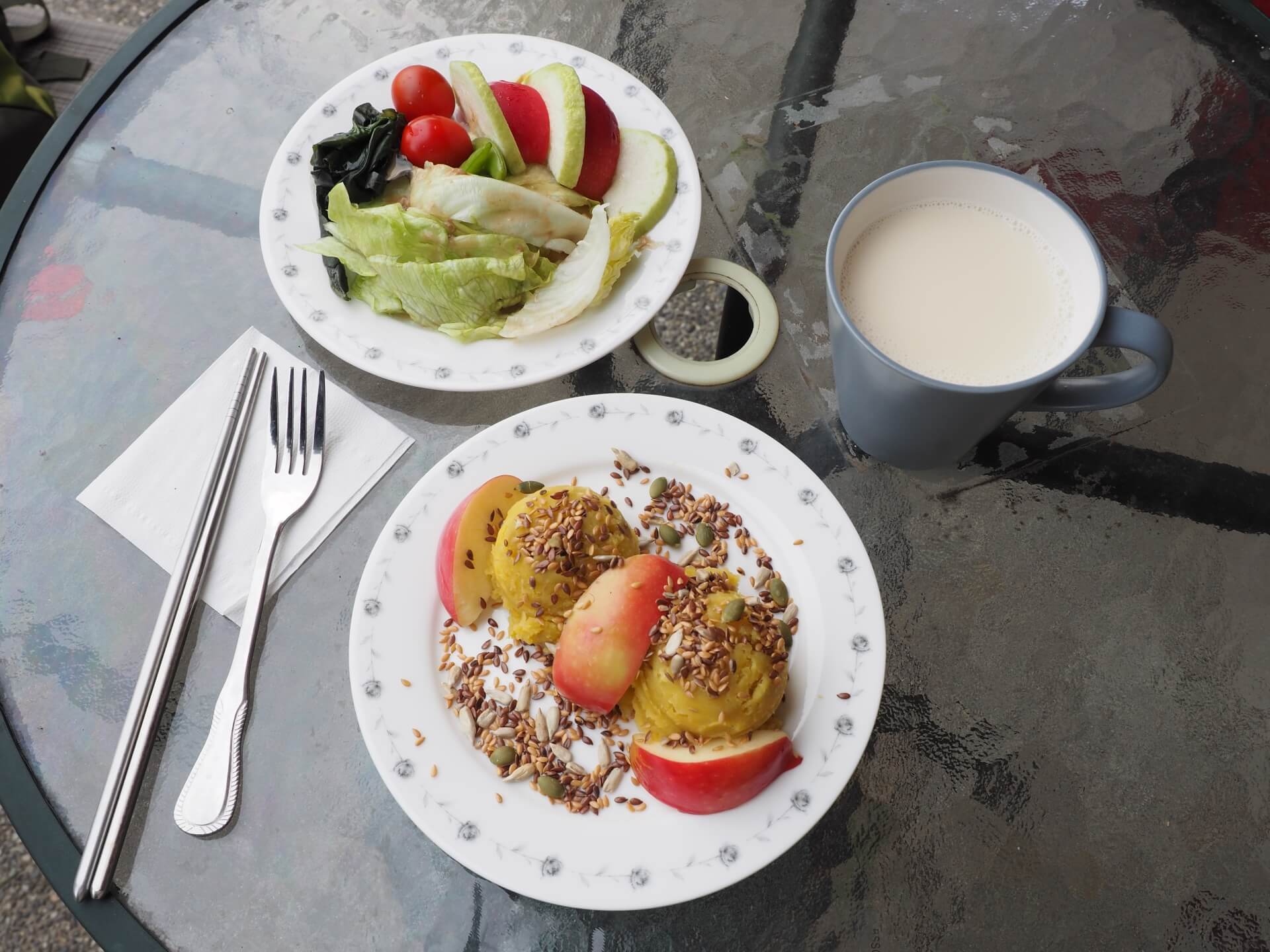 堅果地瓜泥+蘋果(B 套餐)