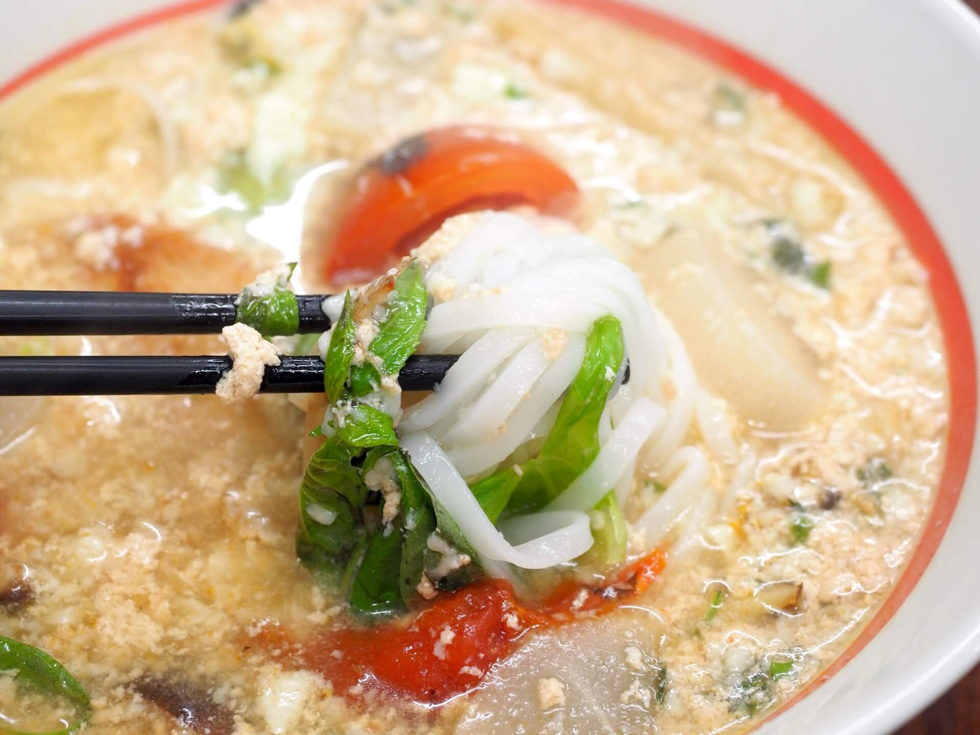 豆漿番茄米線湯