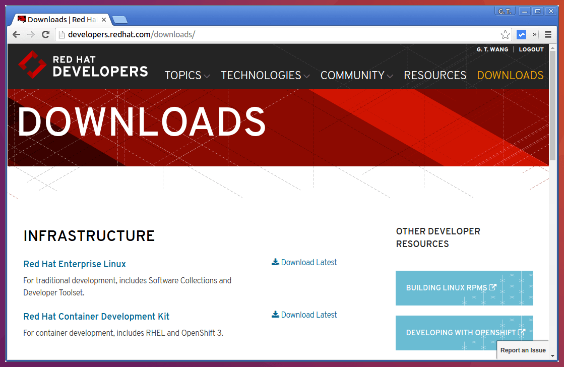 下載 Red Hat Enterprise Linux