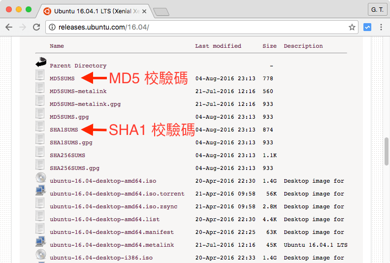 MD5 與 SHA1 校驗碼