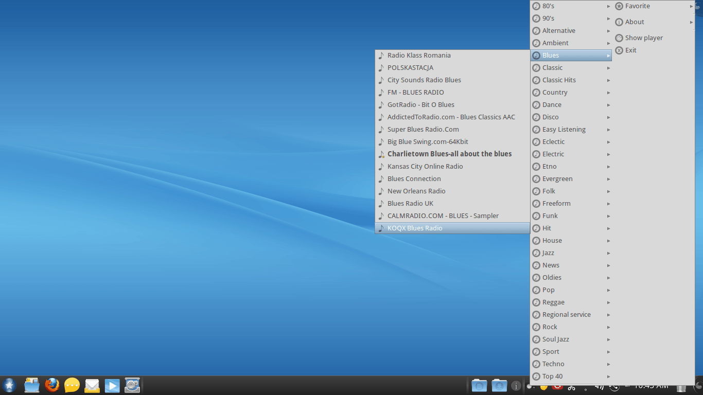 Great-Little-Radio-Player-Menu