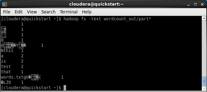 Word Count 結果出現亂碼