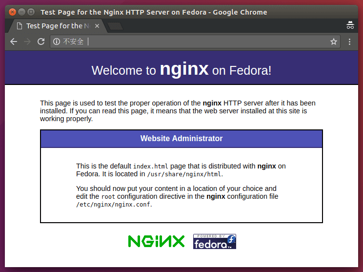 Nginx 預設畫面