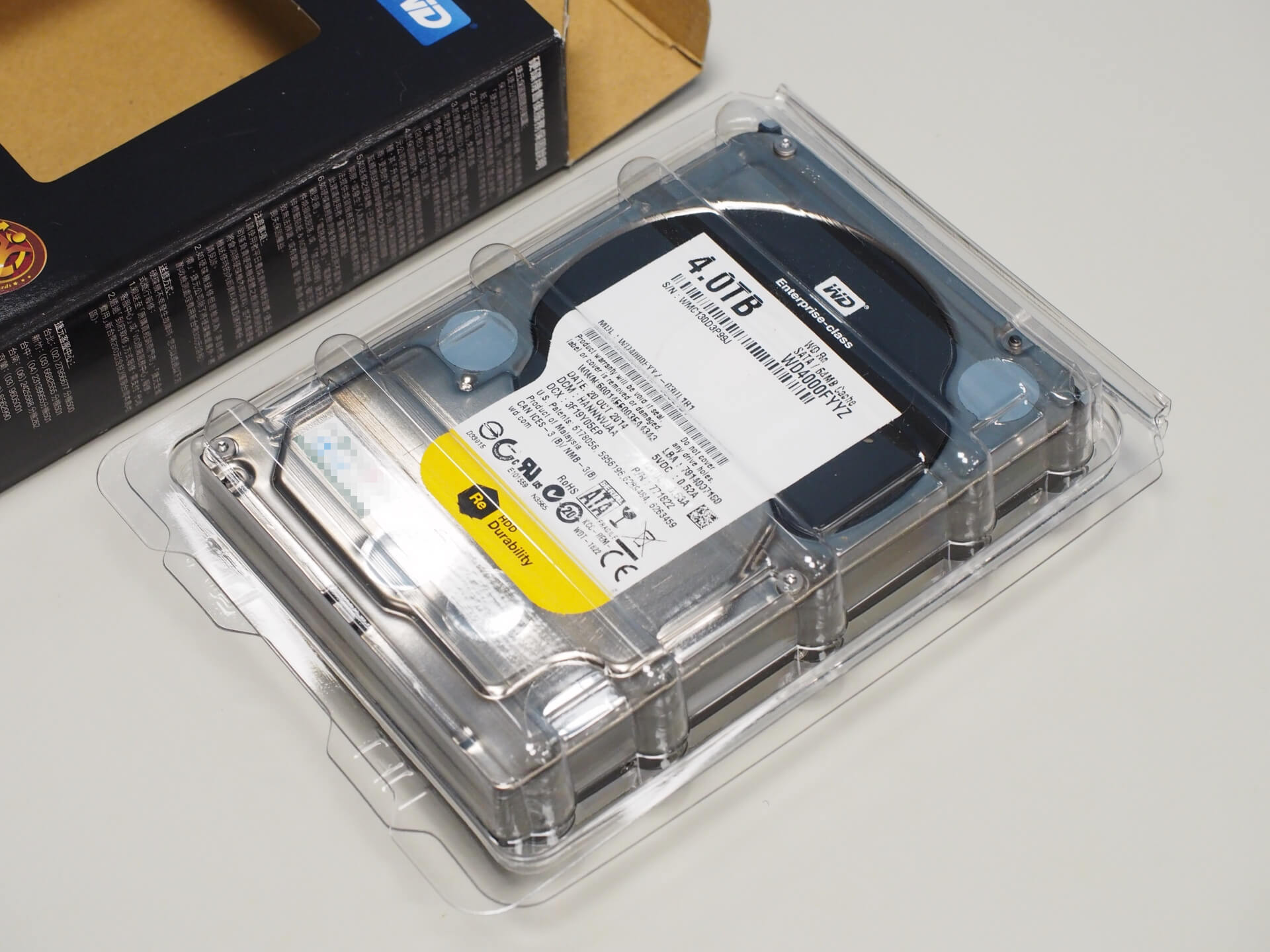 WD 企業級 4TB 硬碟