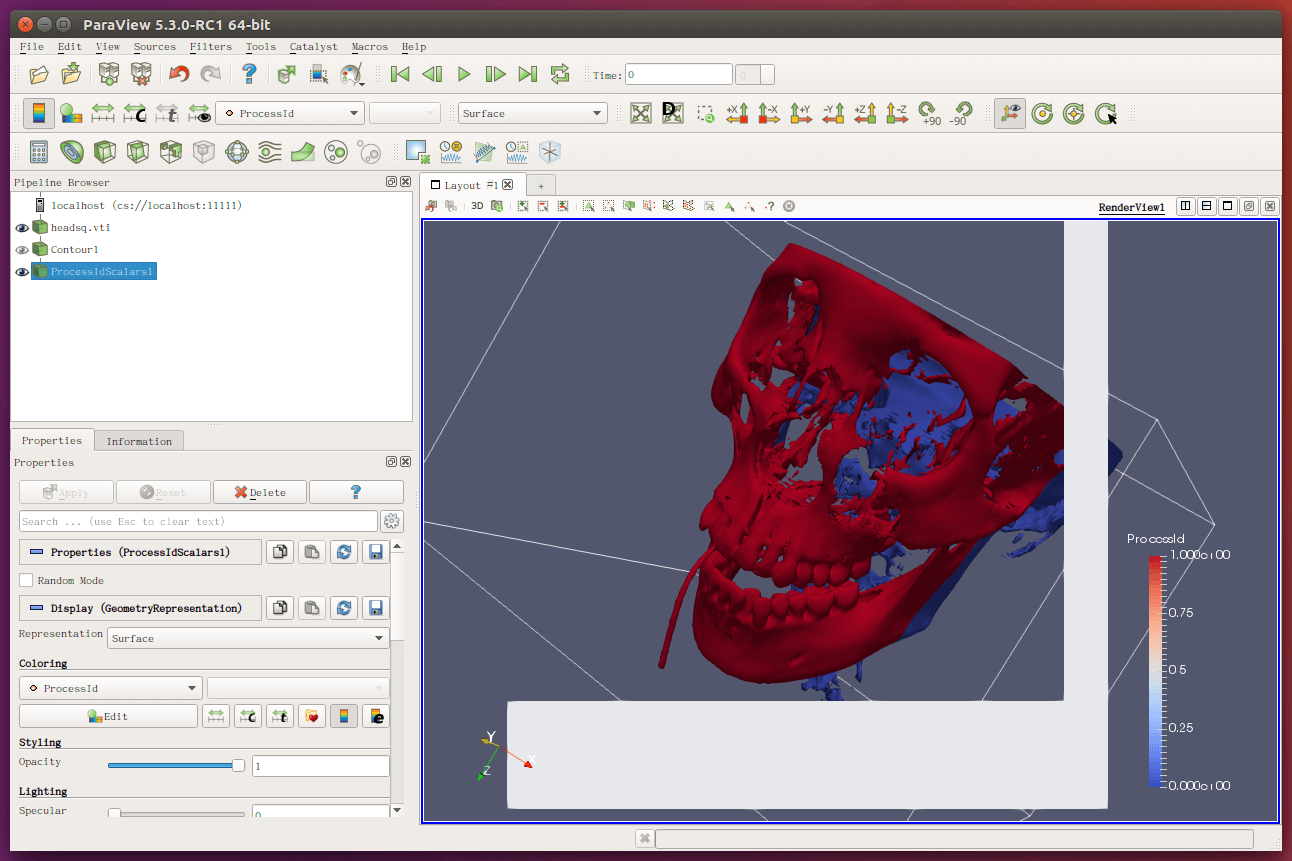 ParaView 伺服器虛擬螢幕解析度問題