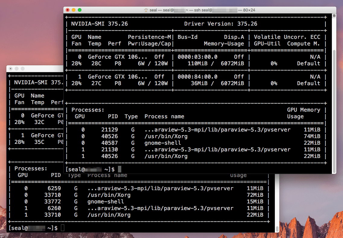 nvidia-smi 查詢 GPU 狀態