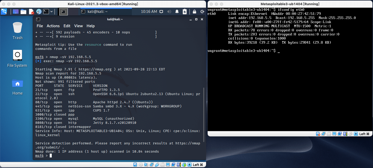 以 nmap 掃描連接埠