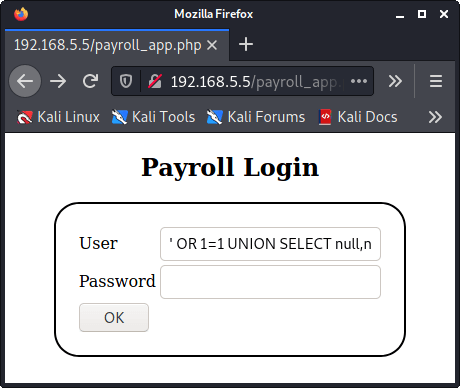 SQL Injection 攻擊