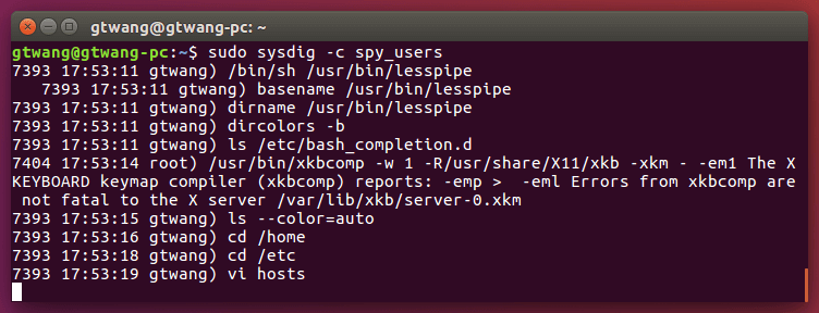 sysdig 監控使用者